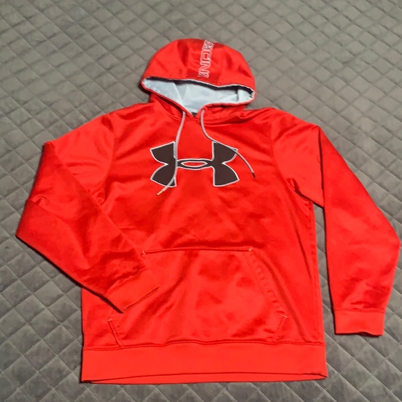 Men’s underarmour red pullover sweatshirt - Picture 1 of 4